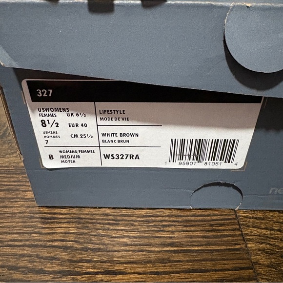 New Balance Cream and Orange Sneakers - Picture 8 of 9